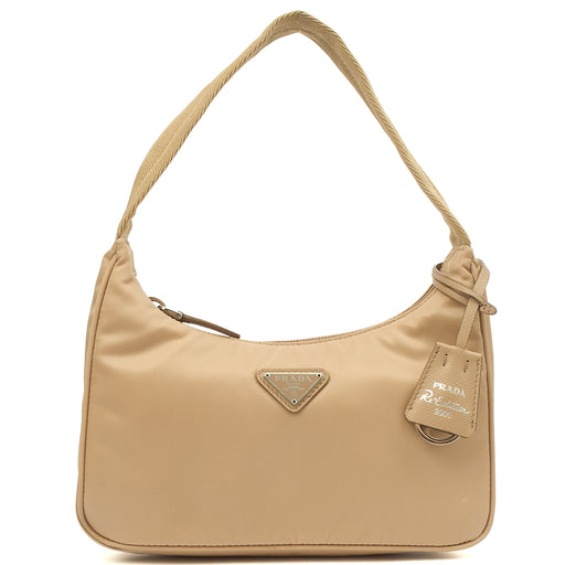Picture of Prada Shoulder Bag Re-edition 2000 Nylon Mini Bag in Neutral, Nylon