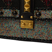 Picture of Valentino Shoulder Bag Glam Lock - Medium in Black, Calfskin
