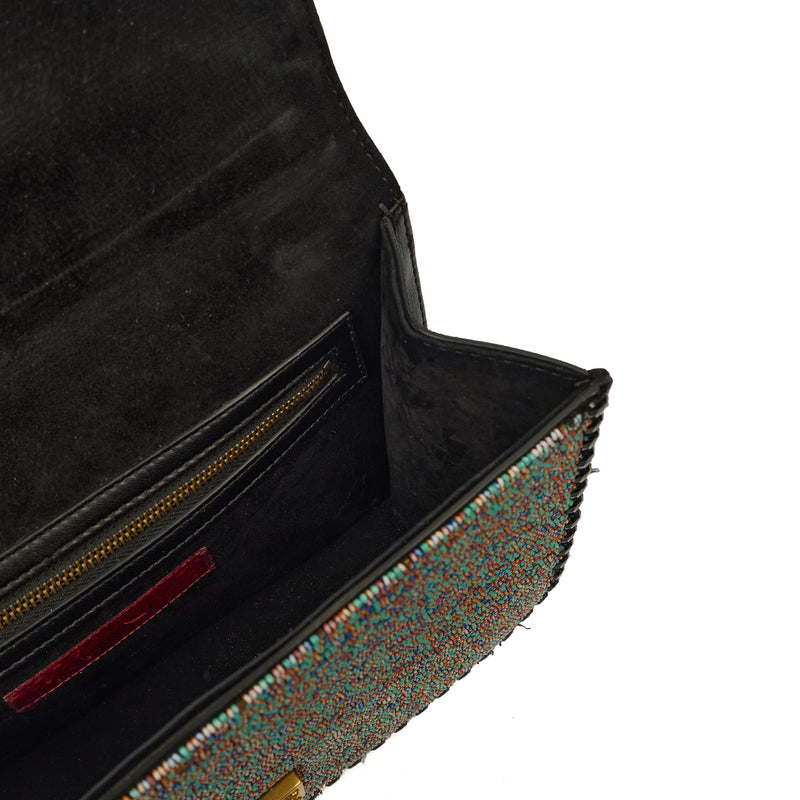 Picture of Valentino Shoulder Bag Glam Lock - Medium in Black, Calfskin