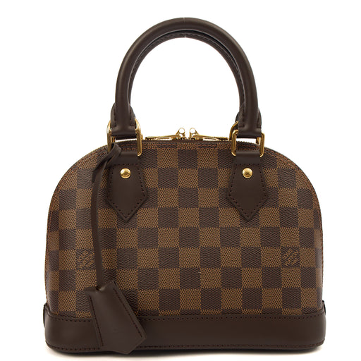 Picture of Louis Vuitton Cross Body Alma BB in Damier Ebene, Canvas