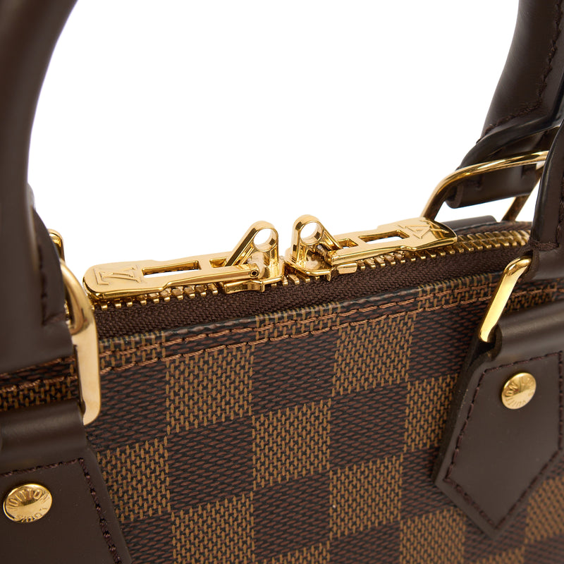 Picture of Louis Vuitton Cross Body Alma BB in Damier Ebene, Canvas