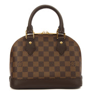 Picture of Louis Vuitton Cross Body Alma BB in Damier Ebene, Canvas