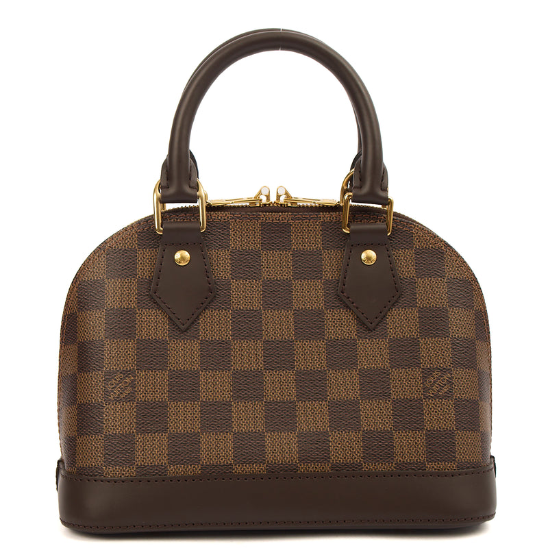 Picture of Louis Vuitton Cross Body Alma BB in Damier Ebene, Canvas