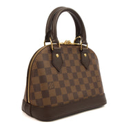 Picture of Louis Vuitton Cross Body Alma BB in Damier Ebene, Canvas