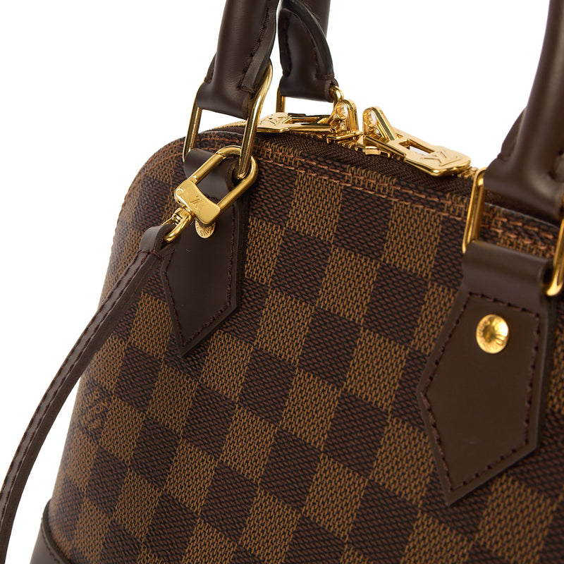 Picture of Louis Vuitton Cross Body Alma BB in Damier Ebene, Canvas