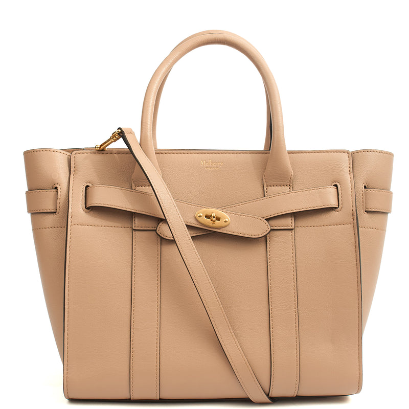 Picture of Mulberry Top Handle Zipped Bayswater in Rose Water, Leather