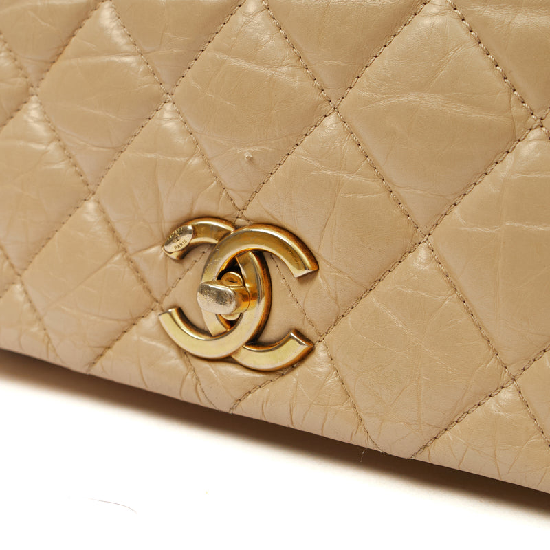 Picture of Chanel Shoulder Bag Chain Flap Bag in Neutral, Calfskin Leather
