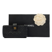 Picture of Chanel Purse Quilted CC Cardholder in Black, Lambskin Leather