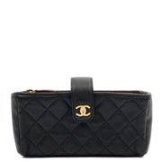 Picture of Chanel Purse Quilted CC Cardholder in Black, Lambskin Leather