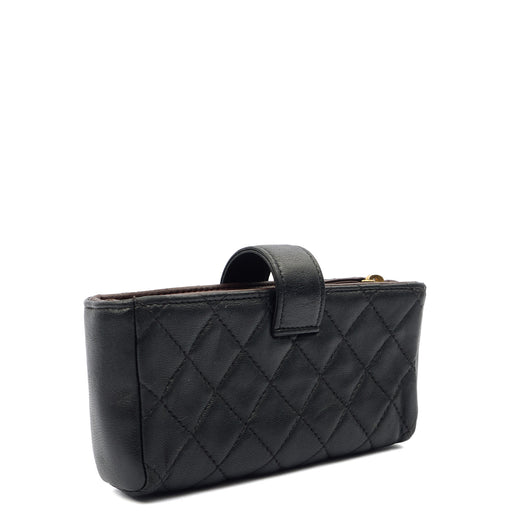 Picture of Chanel Purse Quilted CC Cardholder in Black, Lambskin Leather