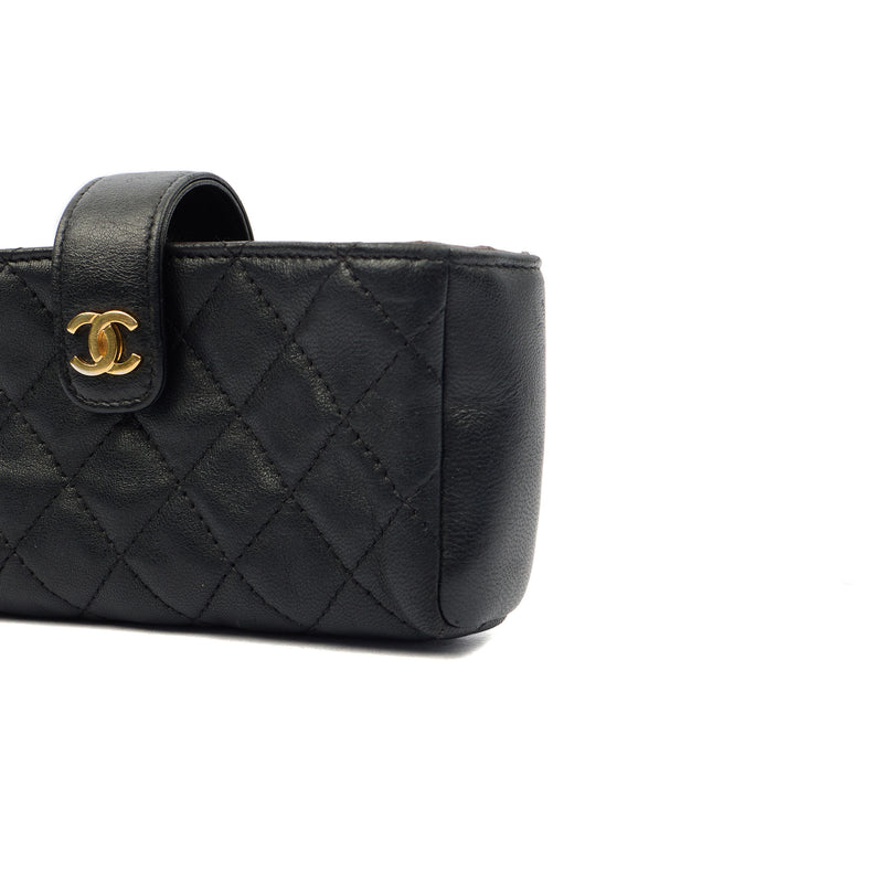 Picture of Chanel Purse Quilted CC Cardholder in Black, Lambskin Leather