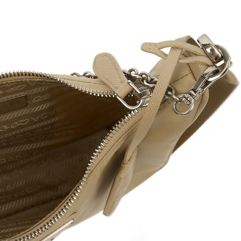 Picture of Prada Cross Body Re-Edition 2000 Shoulder Bag in Deserto, Nylon