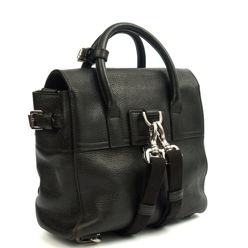 Picture of Mulberry Cross Body Cara Delevingne Backpack in Black, Calfskin Leather