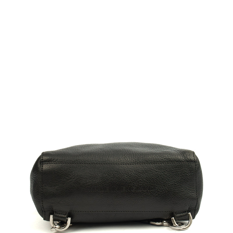 Picture of Mulberry Cross Body Cara Delevingne Backpack in Black, Calfskin Leather