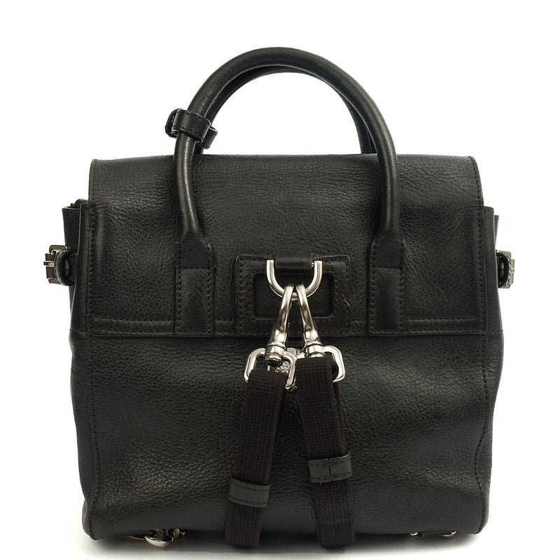 Picture of Mulberry Cross Body Cara Delevingne Backpack in Black, Calfskin Leather