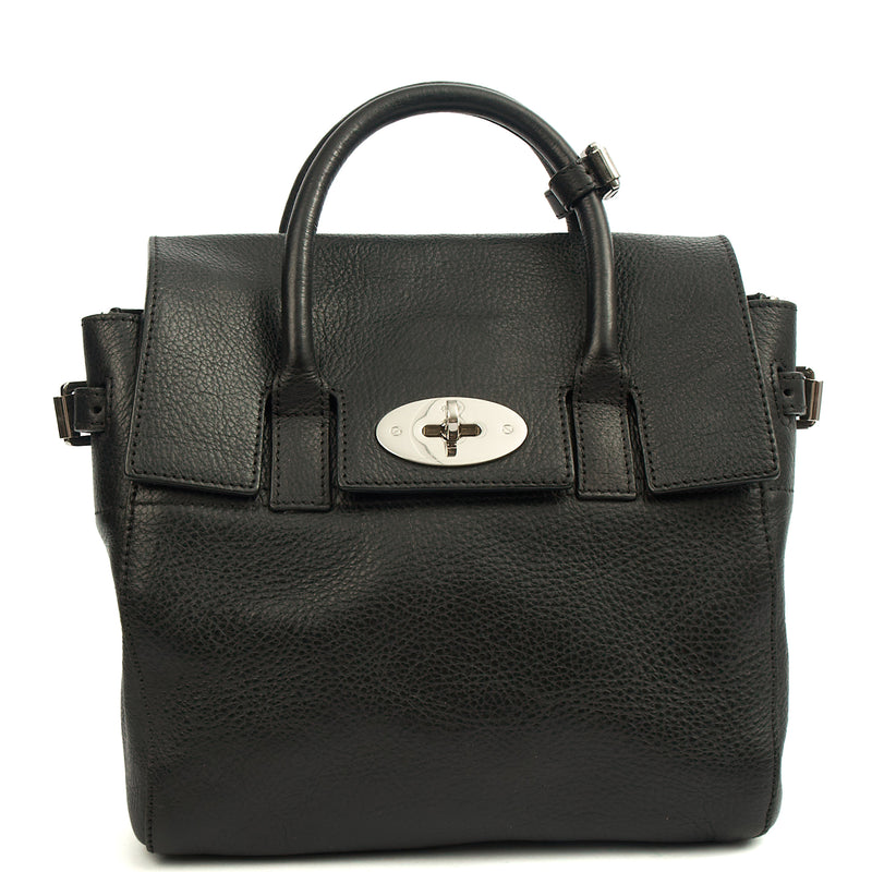 Picture of Mulberry Cross Body Cara Delevingne Backpack in Black, Calfskin Leather