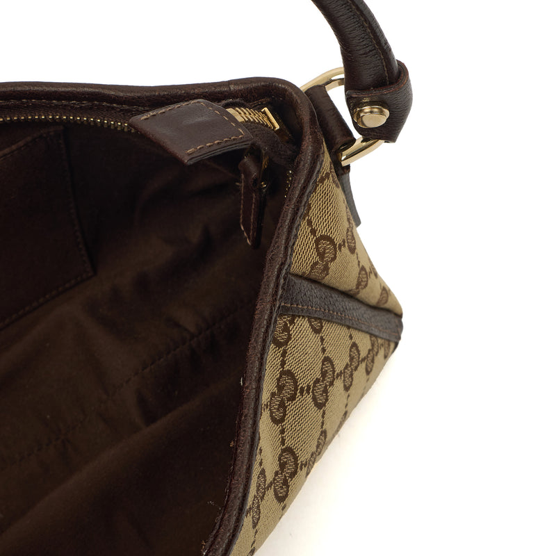 Picture of Gucci Shoulder Bag Pochette in Brown, GG Supreme Canvas