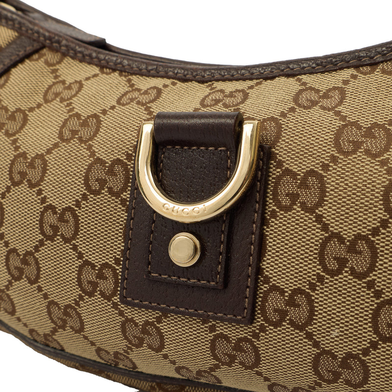 Picture of Gucci Shoulder Bag Pochette in Brown, GG Supreme Canvas