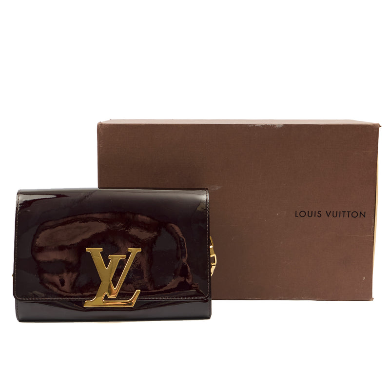 Picture of Louis Vuitton Shoulder Bag Chain Louise PM in Brown, Patent Leather
