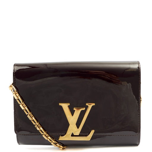 Picture of Louis Vuitton Shoulder Bag Chain Louise PM in Brown, Patent Leather