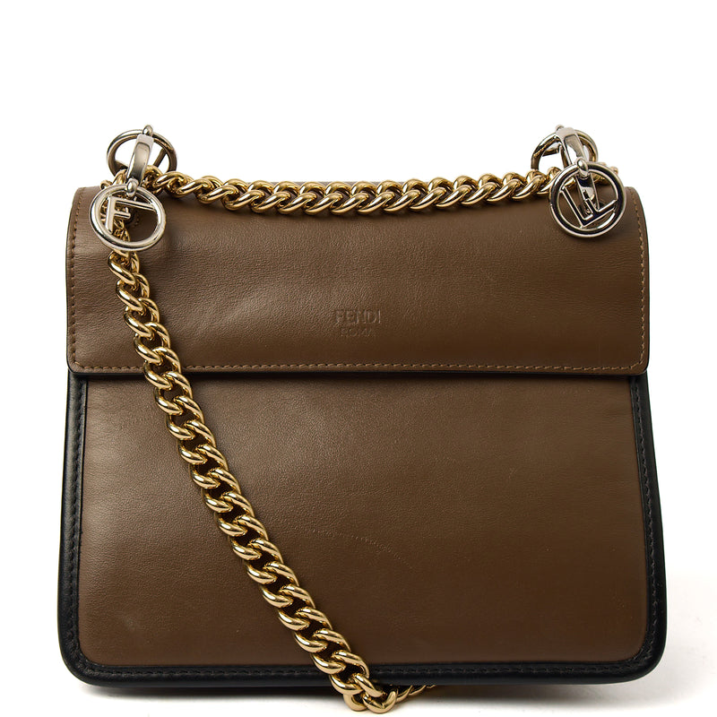 Picture of Fendi Shoulder Bag Kan I - Small in Brown, Leather