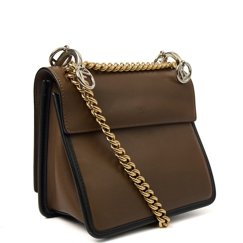 Picture of Fendi Shoulder Bag Kan I - Small in Brown, Leather