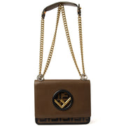 Picture of Fendi Shoulder Bag Kan I - Small in Brown, Leather