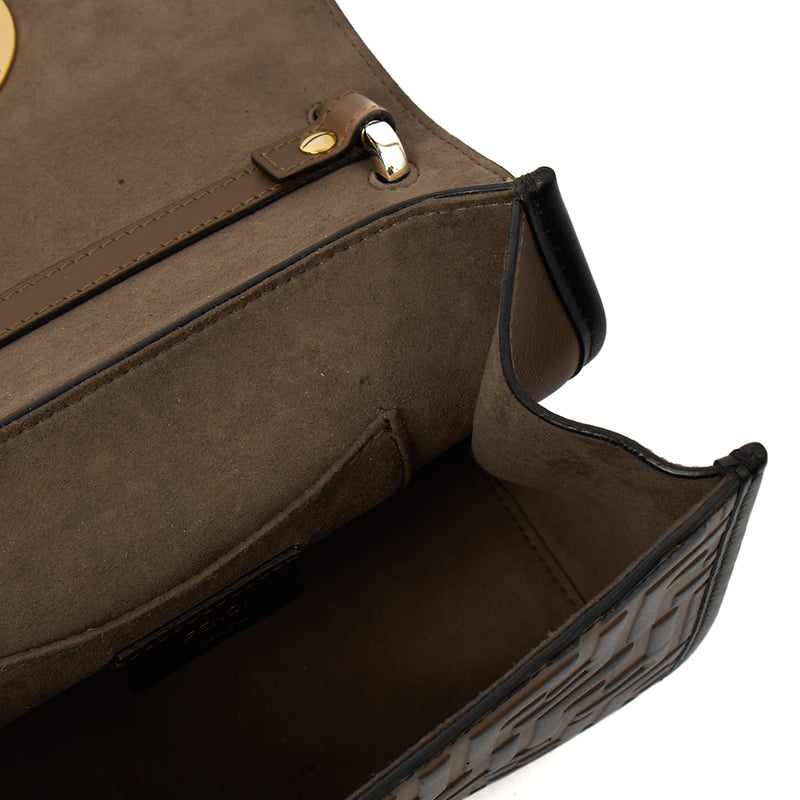 Picture of Fendi Shoulder Bag Kan I - Small in Brown, Leather