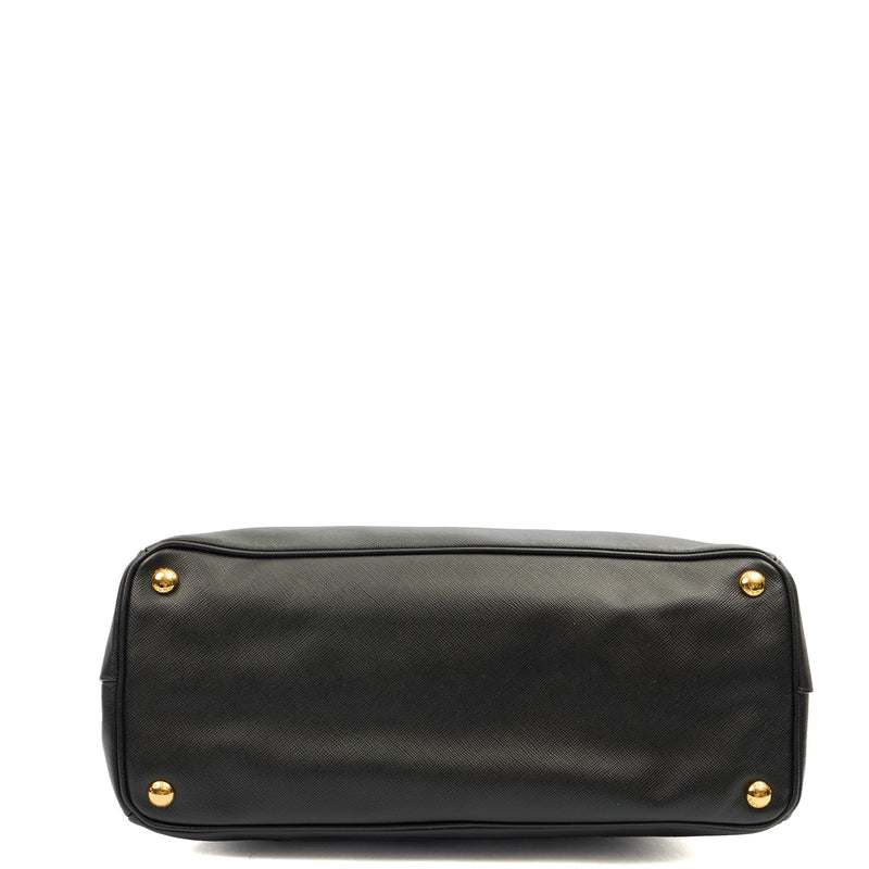 Picture of Prada Tote Galleria - Medium Double Zip Tote in Black, Saffiano Leather