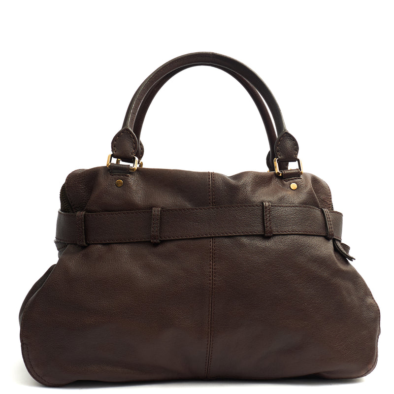 Picture of Burberry Tote Tote in Brown, Leather