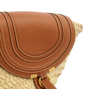 Picture of Chloe Cross Body Marcie Basket Bag- Mini in Neutral, Other