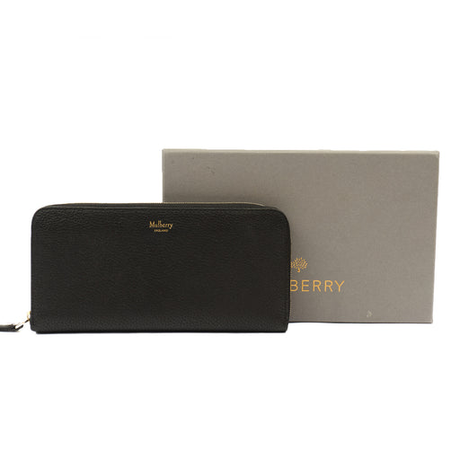 Picture of Mulberry Purse Continental Wallet  in Black, Leather