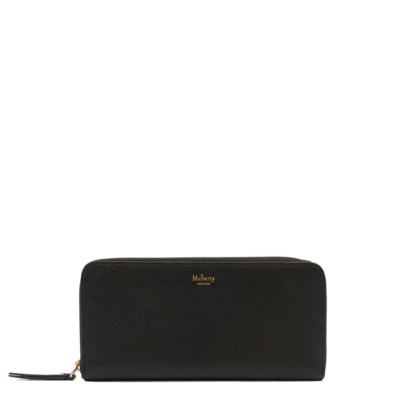 Picture of Mulberry Purse Continental Wallet  in Black, Leather