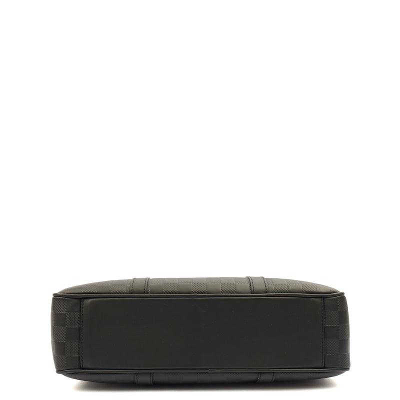 Picture of Louis Vuitton Tote Tadao  in Damier Carbon, Calfskin Leather