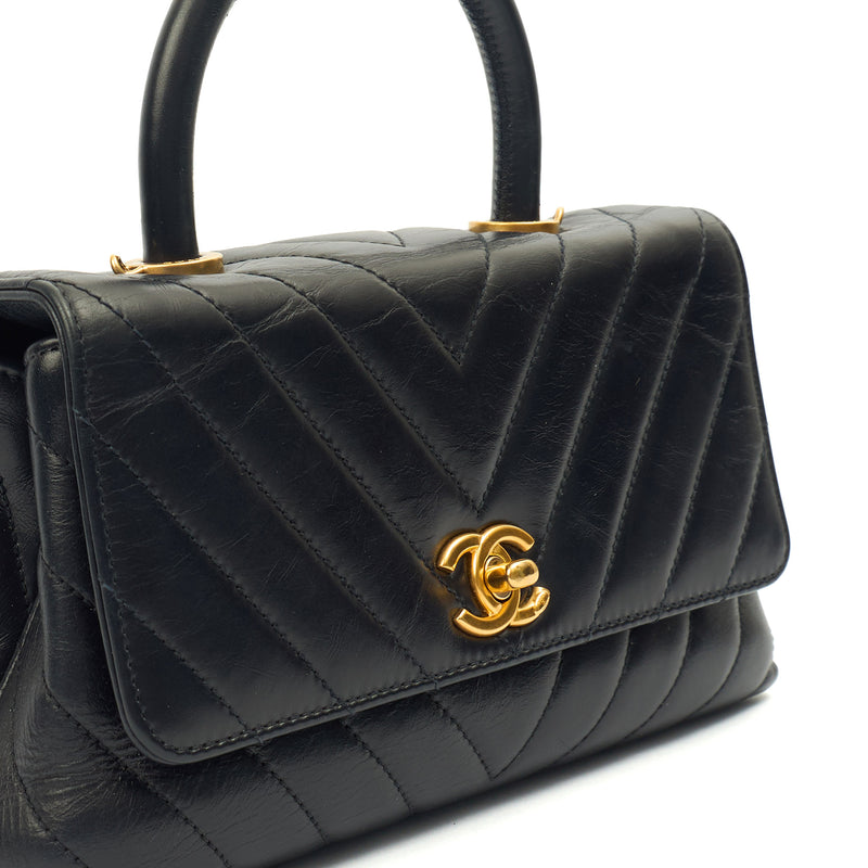 Picture of Chanel Top Handle Coco Handle Bag - Small in Black, Leather