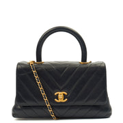 Picture of Chanel Top Handle Coco Handle Bag - Small in Black, Leather