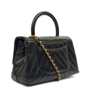 Picture of Chanel Top Handle Coco Handle Bag - Small in Black, Leather