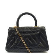 Picture of Chanel Top Handle Coco Handle Bag - Small in Black, Leather