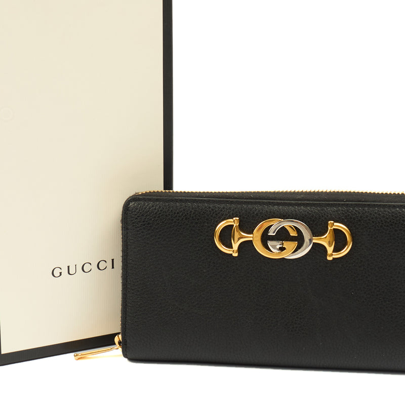 Picture of Gucci Clutch Zumi Card Case Wallet in Black, Leather