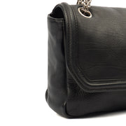 Picture of Chanel Shoulder Bag Accordian Flap Bag in Black, Leather