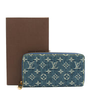 Picture of Louis Vuitton Wallet Zippy Wallet in Denim, Canvas