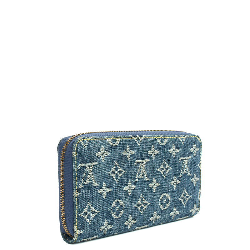 Picture of Louis Vuitton Wallet Zippy Wallet in Denim, Canvas