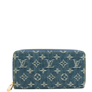 Picture of Louis Vuitton Wallet Zippy Wallet in Denim, Canvas