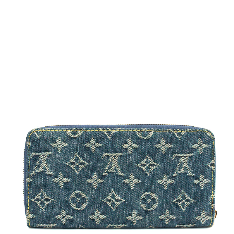 Picture of Louis Vuitton Wallet Zippy Wallet in Denim, Canvas