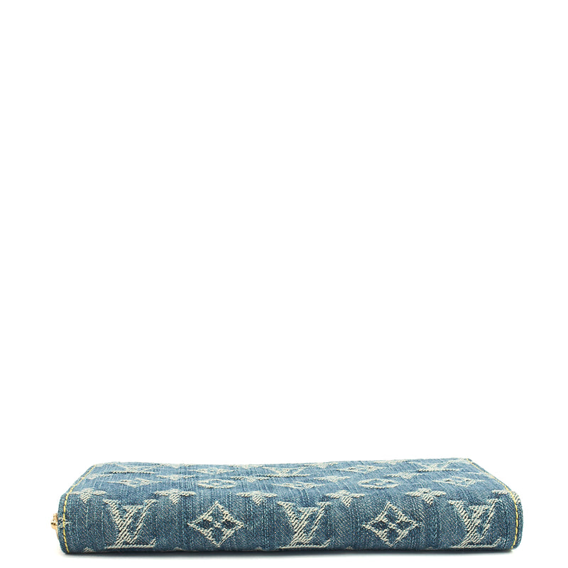 Picture of Louis Vuitton Wallet Zippy Wallet in Denim, Canvas