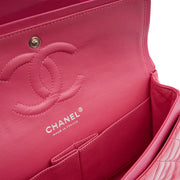 Picture of Chanel Shoulder Bag Classic Double Flap - Medium in Pink, Patent Leather