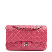 Picture of Chanel Shoulder Bag Classic Double Flap - Medium in Pink, Patent Leather