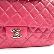 Picture of Chanel Shoulder Bag Classic Double Flap - Medium in Pink, Patent Leather