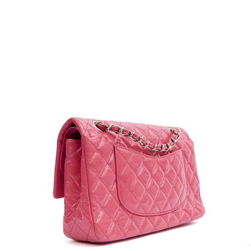 Picture of Chanel Shoulder Bag Classic Double Flap - Medium in Pink, Patent Leather