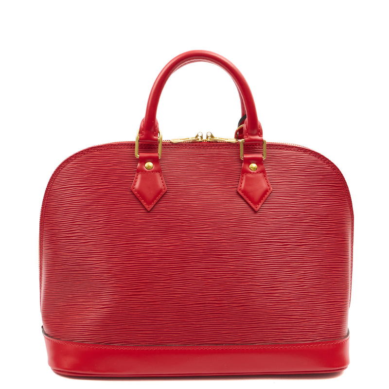 Picture of Louis Vuitton Tote Alma MM in Red, Epi Leather